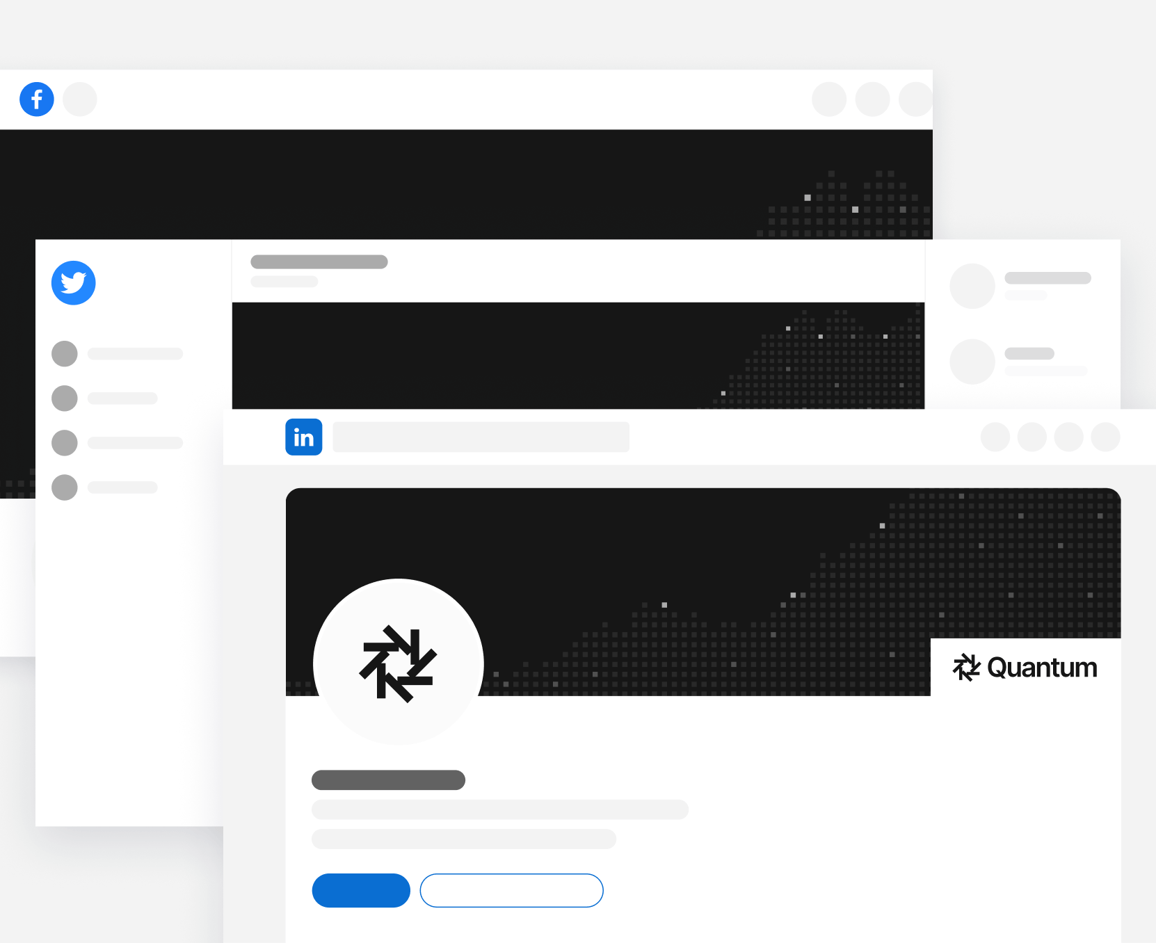 Social Media Assets - Quantum | Webflow Template